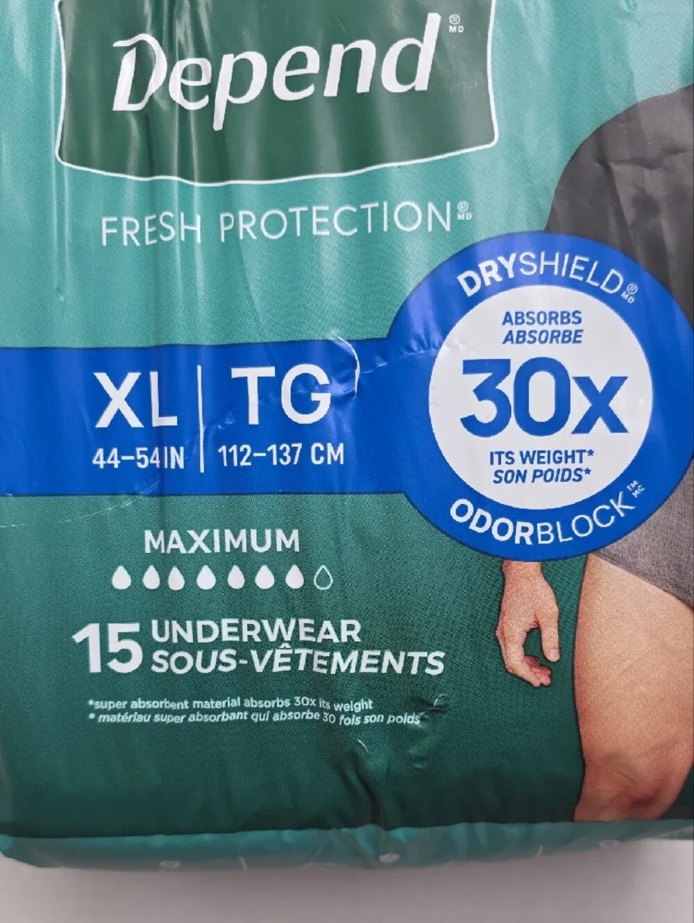 Depend men maximum